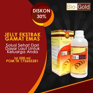 Jelly Gamat Bio Gold 500 ml Sea Cucumber Ekstrak Jeli