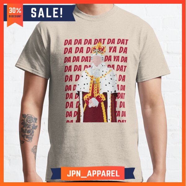 Kaos Baju King George "Dat da da" Hamilton on Broadway  Build Up Premium Unisex