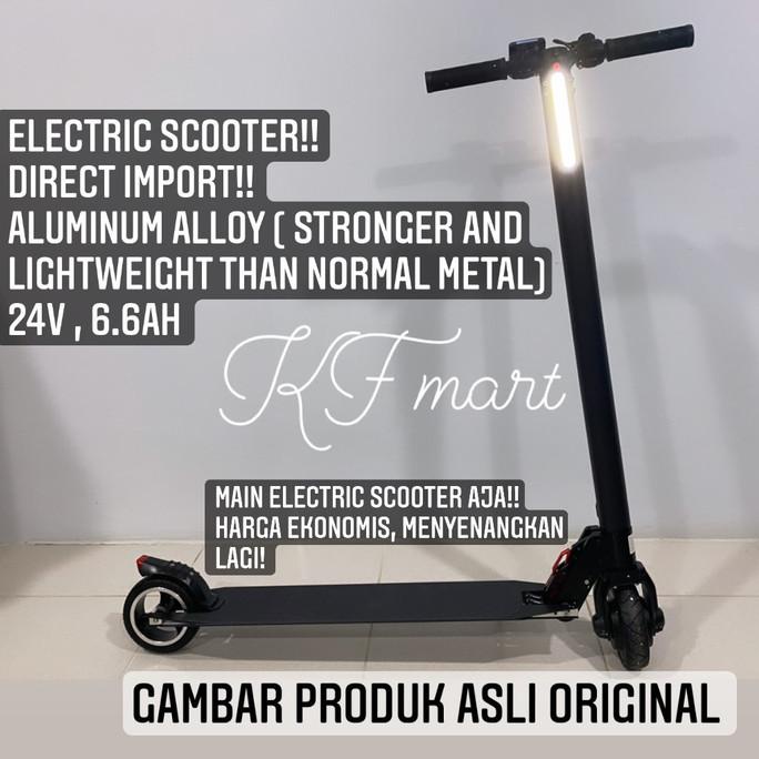 Electric Scooter/ Skuter Listrik Lightweight Metal/ Otoped Listrik