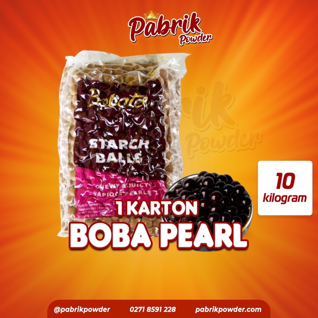 BOBA TAPIOKA PEARL 1 KARDUS ISI 10