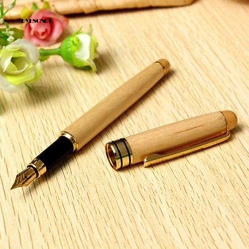 

Murah [Bayar Di Tempat]EYeFashion Student Teacher Wood Fluent Writing Fountain Pen Birthday