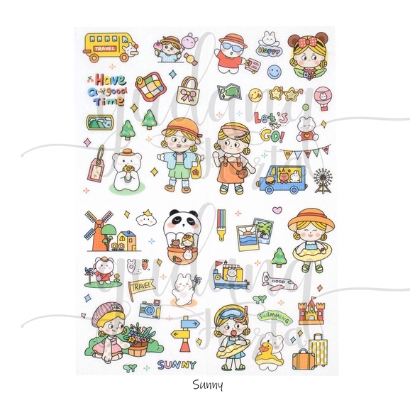 

GCC Stiker Travel The World ISI 4 Stiker Motif China OrientalDIY GCC 303808
