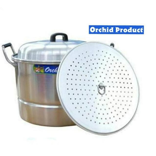 Dandang Orchid 36cm Langseng Aluminium Dandang Nasi Kukusan Nasi J Kemasan Baru Harga Promo Shopee Indonesia