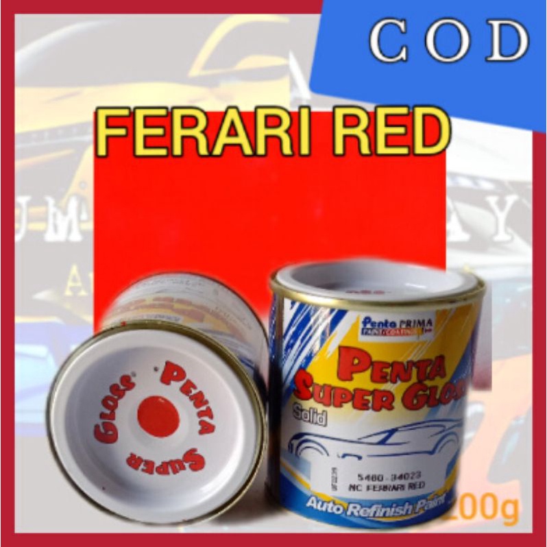 CAT FERARI RED/MERAH FERARI/PENTA SUPER GLOSS
