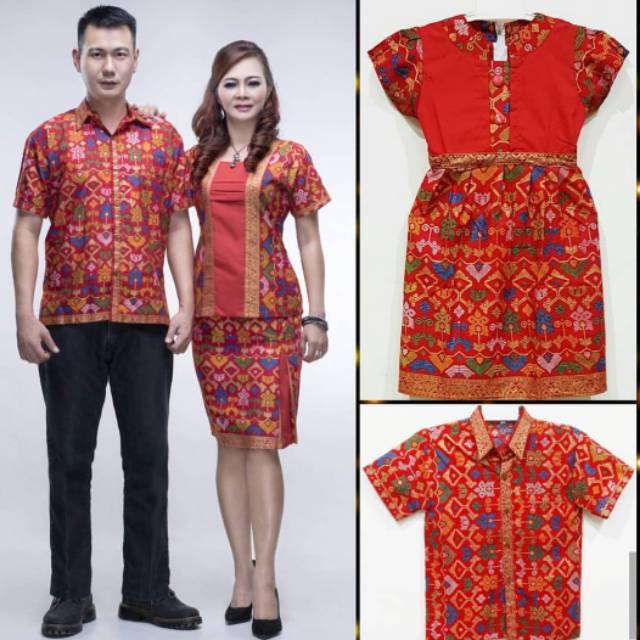 BATIK SARIMBIT BATIK KELUARGA ROK BLUS BATIK