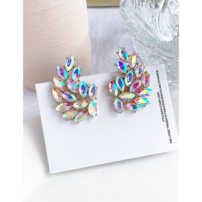 LRC Jepit Rambut Fashion Alloy Diamond Irregular Hair Clip F64006