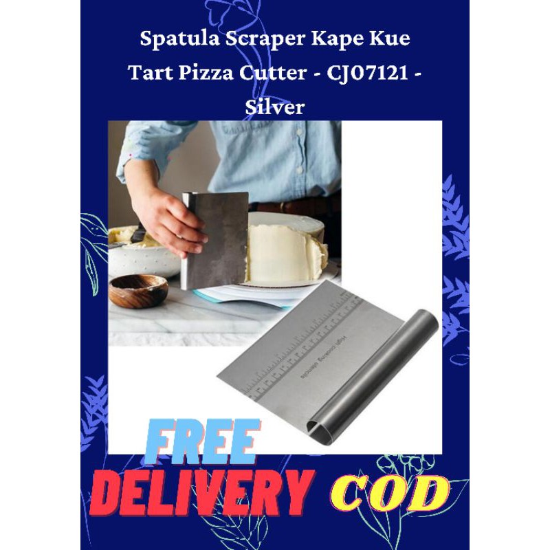 Spatula Scraper Kape Kue Tart Pizza Cutter