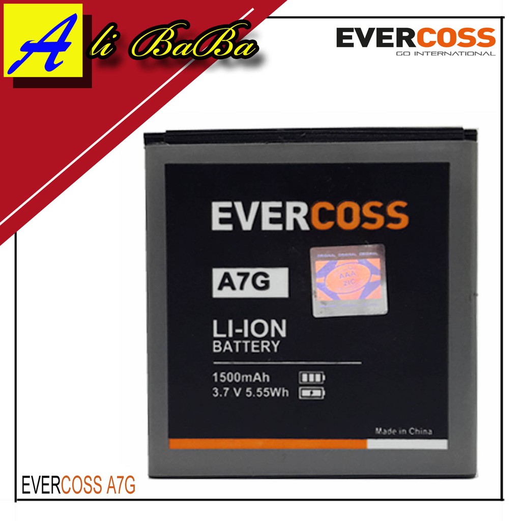 Baterai Handphone Evercoss A7G Original OEM Batre HP Evercoss Batu A7G Battery Evercoss A7G