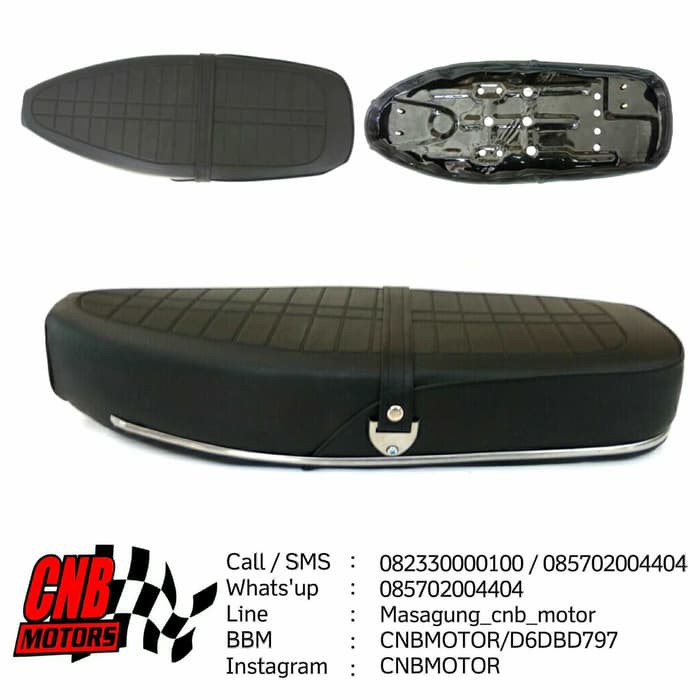 Sadel Jok Motor C70 untuk Rangka C70 TOP QUALITY STD001C70