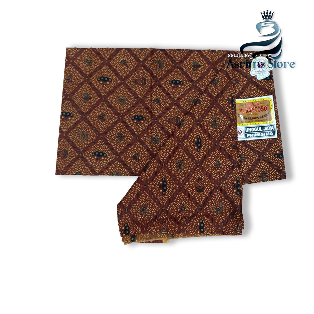 Kain Batik Jogja Jarik Batik Samping Kebat Jogjaan Hitam Putih Santoso AAA Premium Original-32AAA