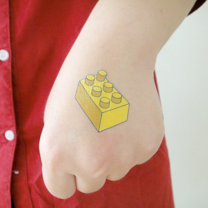 

POTATOO LEGO Temporary Tatto Sticker