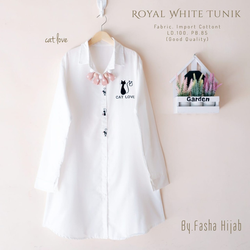 EXCLUSIVE WHITE TUNIK BY FASHA