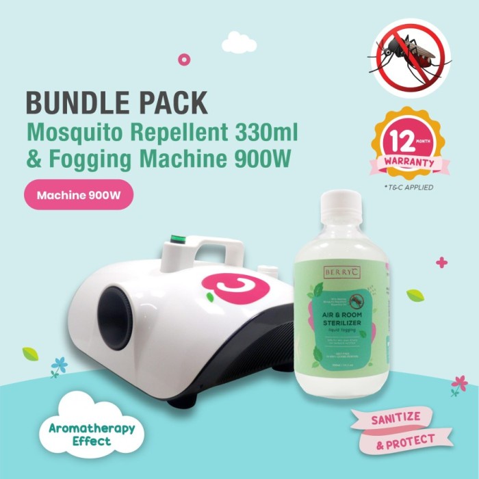 BerryC Liquid Fogging Machine Mosquito Repellent MESIN FOGGING BERRY C