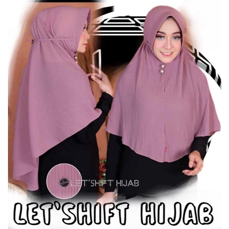 BERGO MARYAM PET PLISKET/BERGO MARIYAM PET PLISKET/HIJAB PLATED PED