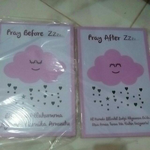 Walldeco Pray Before Sleep 1 Set