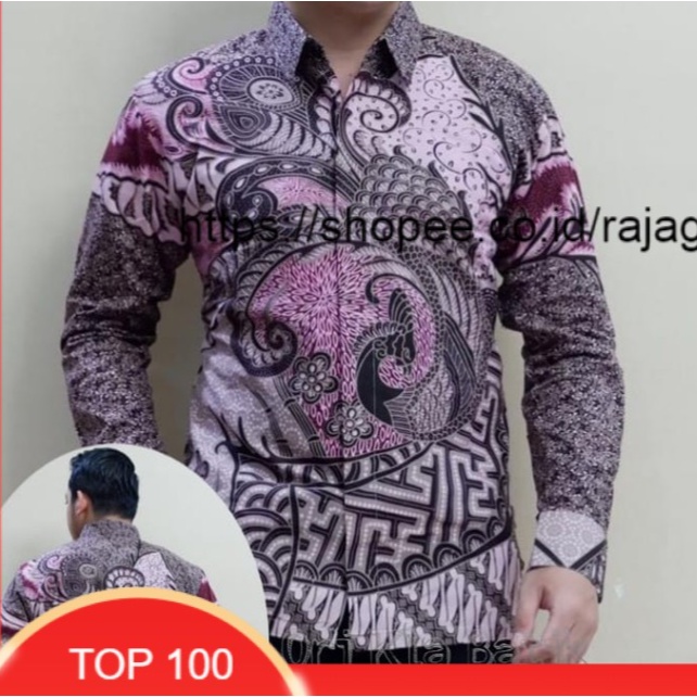 Jual Atasan Tradisional Terbaruu Jumbo Xxxl Xl Baju Batik Pria Motif Mino Elya Panjang Solo