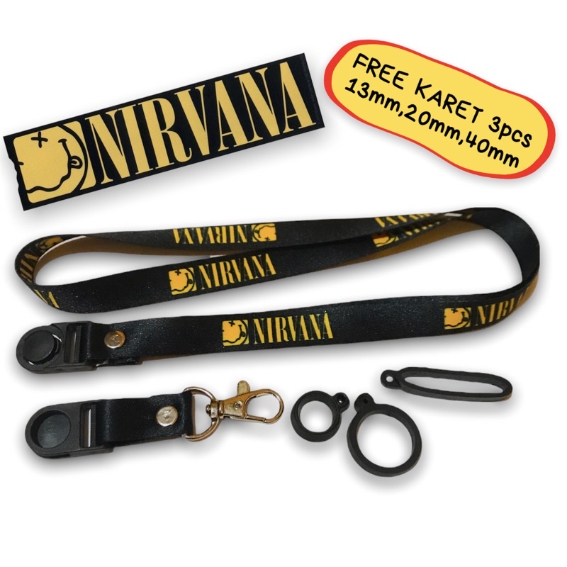 NIRVANA GANTUNGAN FREE 3PCS KARET / STOPER HANDPHONE