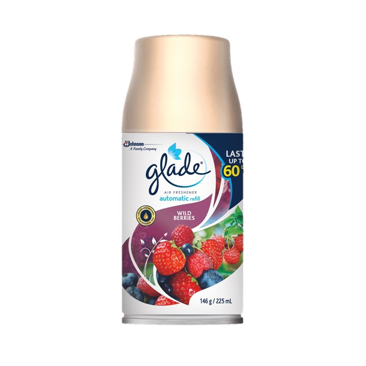 Jual Glade Matic Spray Air Freshener Wild Berries Reffil 146 gr / 225