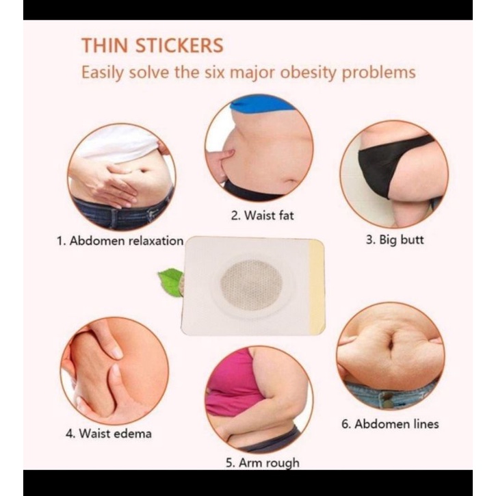 slim patch stiker pelangsing pembakar lemak penurun berat badan