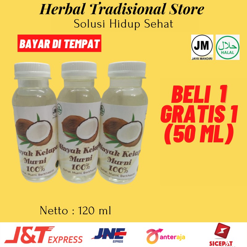 

Minyak Kelapa Asli 120ml Murni 100% / Klentik / Keletik / Kelentik / Lentik