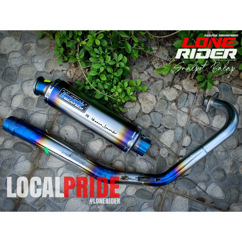 Knalpot LR Lone Rider Original - SRR Sanblast - MX KING