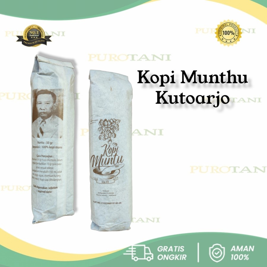 Kopi bubuk Cap Muntu Legendaris Kopi Dari Kutoarjo