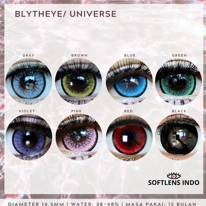 Softlens Princess universe/ EOS Blytheye red/ merah