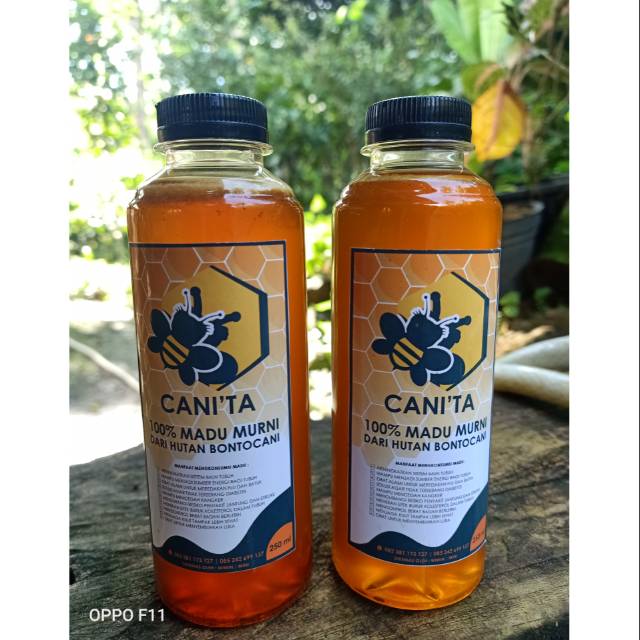 

Madu ASLI/MURNI hutan kab. bone sulawesi selatan, kemasan 250 ml