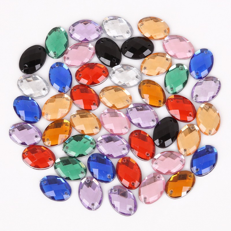 Diamon Akrilik Oval 6x8 ECER 100pc