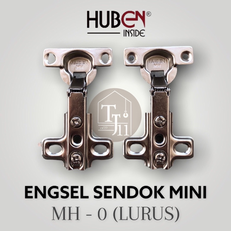 Engsel Sendok Mini 26mm HUBEN MH (LURUS - SETENGAH BUNGKUK - BUNGKUK ) Per Pasang
