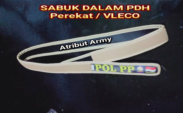 [SABUK DALAM KANVAS] Sabuk Kopel Dalam Perekat Satpam Security / Ikat Pinggang Satpam Security, Polisi, POL PP Hitam Pria