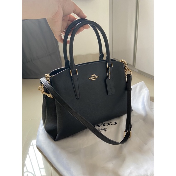 Preloved tas Coach sage signature