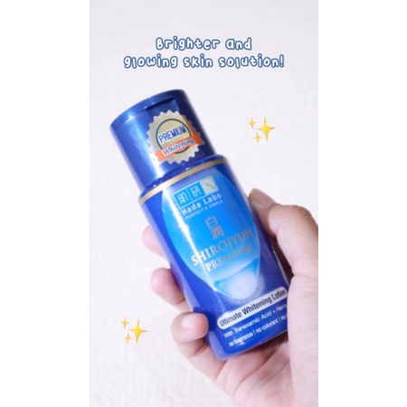 Hada Labo Shirojyun PremiumUltimate Whitening Lotion