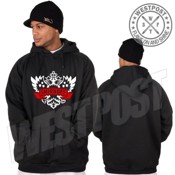 JAKET HOODIE SWEATER DISTRO SMIRNOFF KEREN