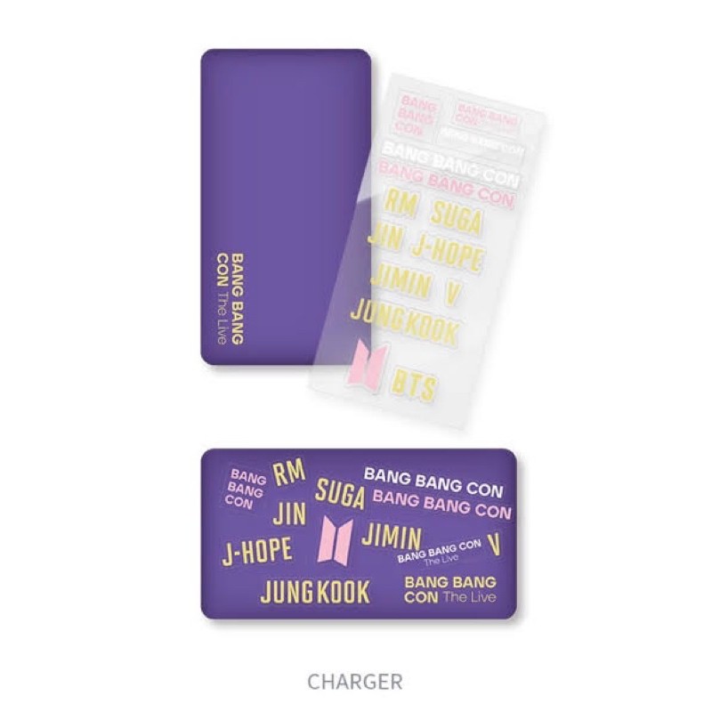 BTS BANG BANG CON PORTABLE CHARGER FESTA 2020