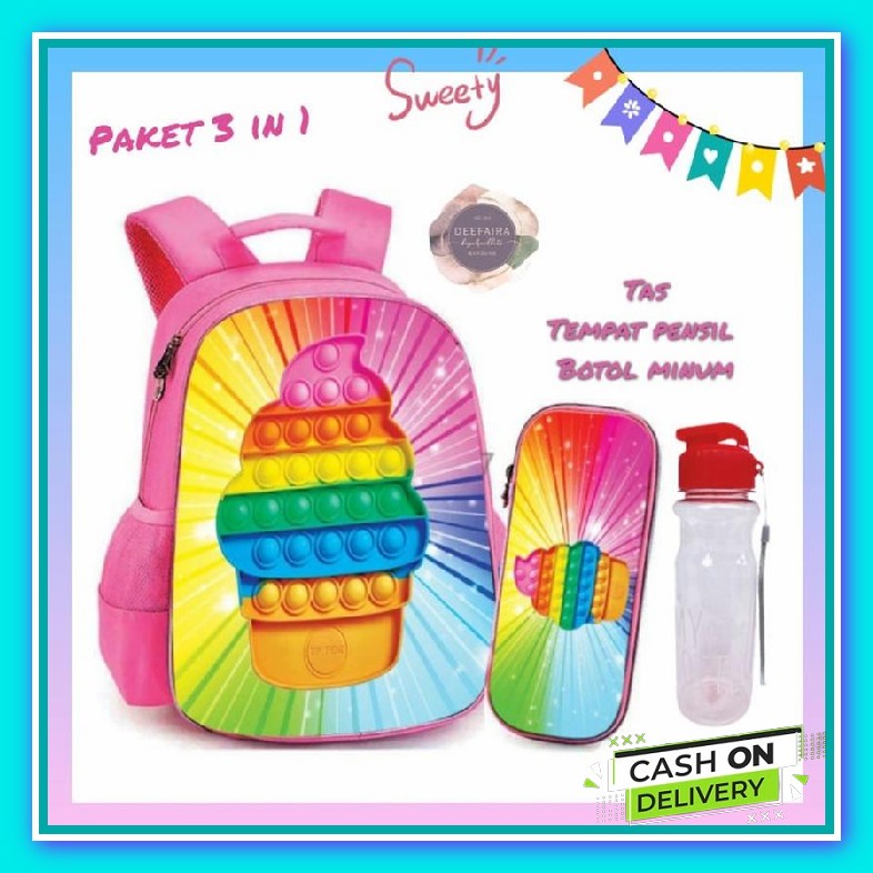 Tas Ransel Anak Sekolah Laki Laki Perempuan Cewek Cowok Bts Army Sd Tk Paud Kelas 2 3 4 5 6 7 8 9 10