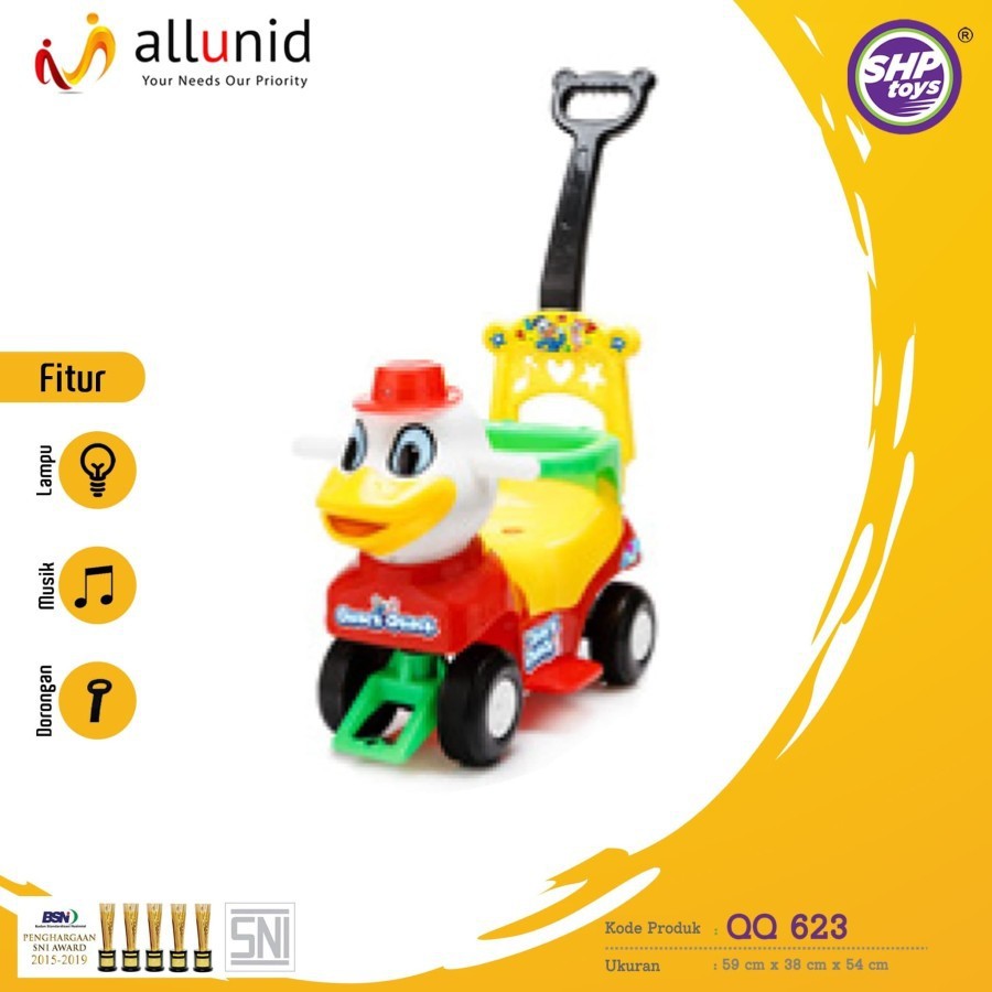 RIDE ON CHARACTERS QQ-623 DUCK