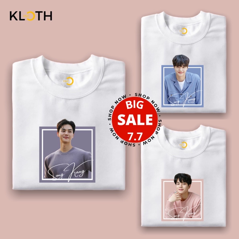 Kaos Song Kang Drakor Nevertheless Love Alarm Cotton Combed 24s Bisa Upgrade Lengan Panjang