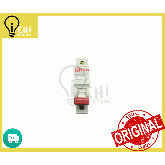 MCB 40A BROCO 1P 17340C