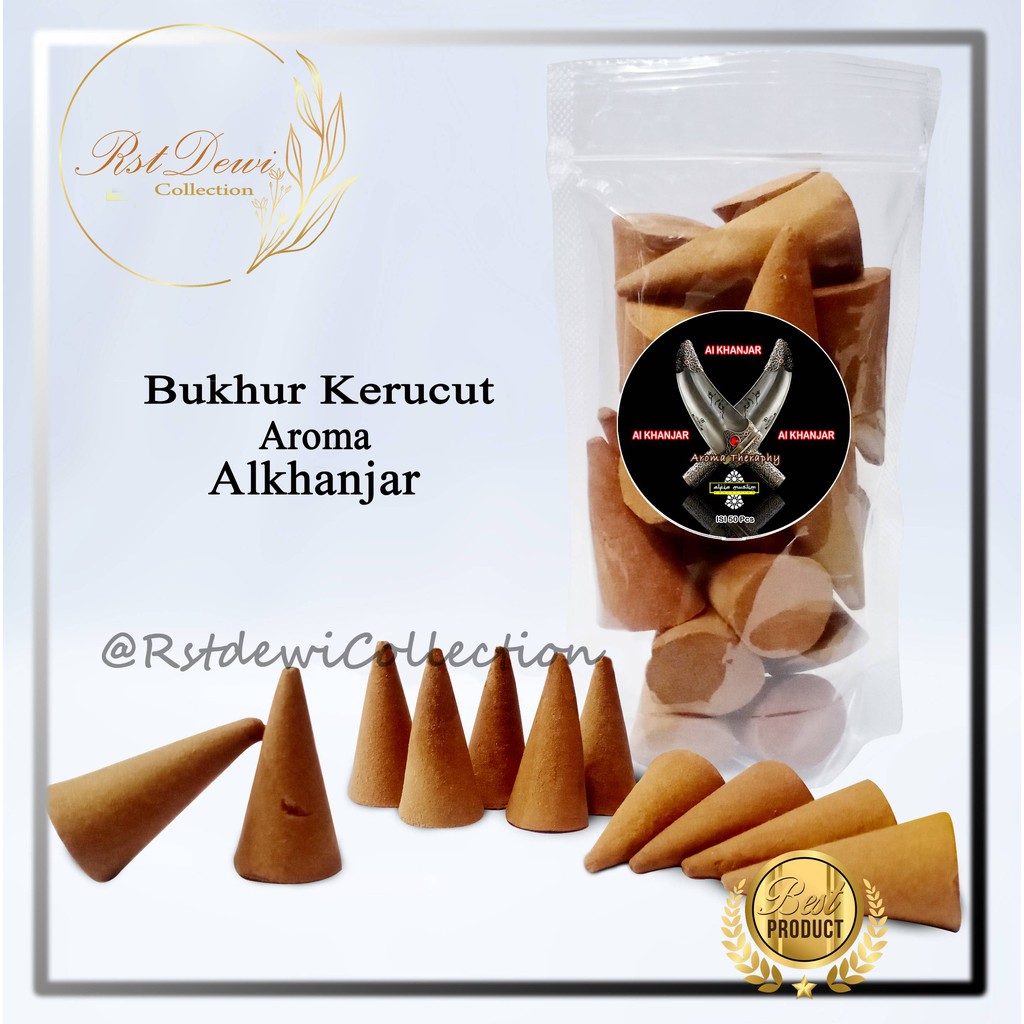 Buhur Al Khanjar Bukhur Dupa Gahru Kerucut Pengharum Ruangan / Bukhur Dupa Gaharu / Bukhur Gaharu / 