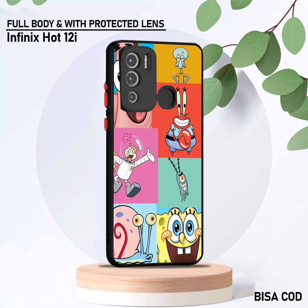 Case Infinix Hot 12i - Motif Case [ Cartoon 2 ] - Hardcase Infinix Hot 12i - Softcase Infinix Hot 12