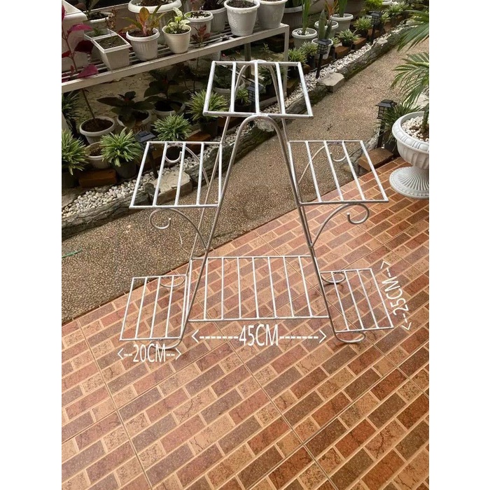 STANDING RAK POT BUNGA BESI 6 SUSUN MURAH BISA REQUEST