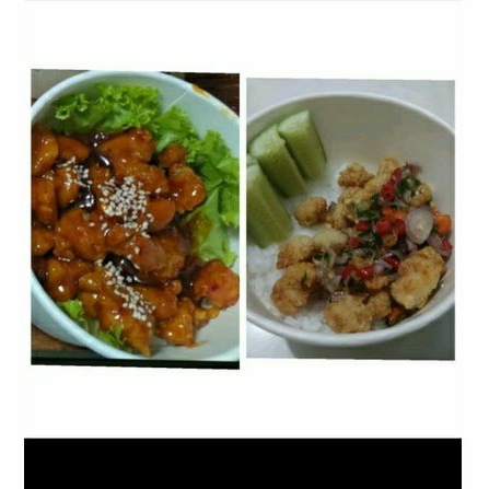 

Ayam Fillet Saus pedas Korea dan Sambal Matah