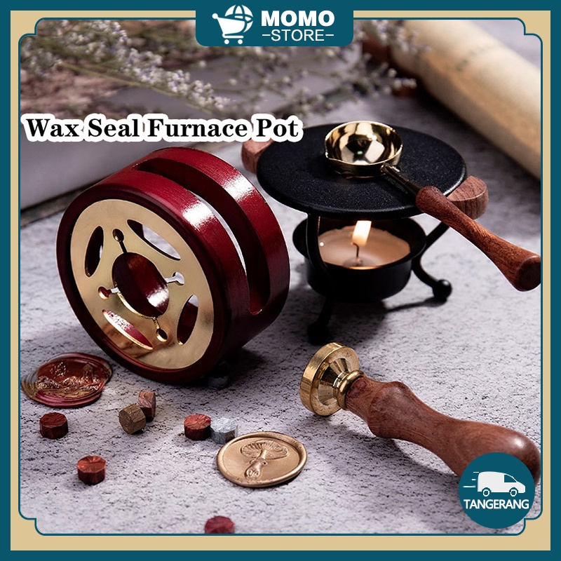 

丨Furnace Dan Sendok Set丨Wax Melting Furnace/Wax Seal Stamp Stick Furnace Stove Warmer Melting Glue Furnace