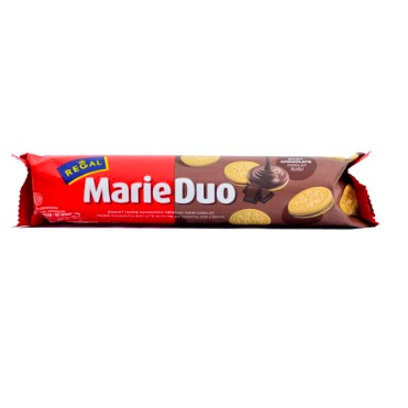 

BISKUIT REGAL MARIE DUO COKLAT SUSU 100gr