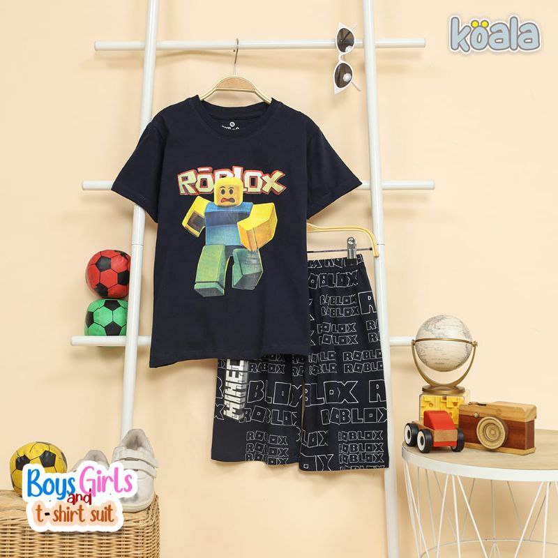Baju Anak Roblox, Setelan Anak Roblox, Setelan Anak Laki Laki 6 Tahun, Koala Kids