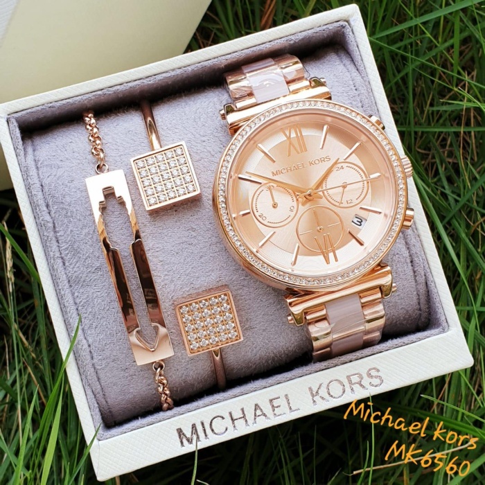 READY Jam Tangan Wanita Mic Hael Kors MK6560 MK 6560 Original FullSet SALE