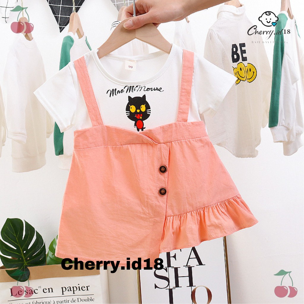 COD Dress Tutu Bayi Perempuan / Dress Fashion Anak Perempuan / Dress Jumpsuit Anak Cewek / Dress Anak Perempuan Import D35