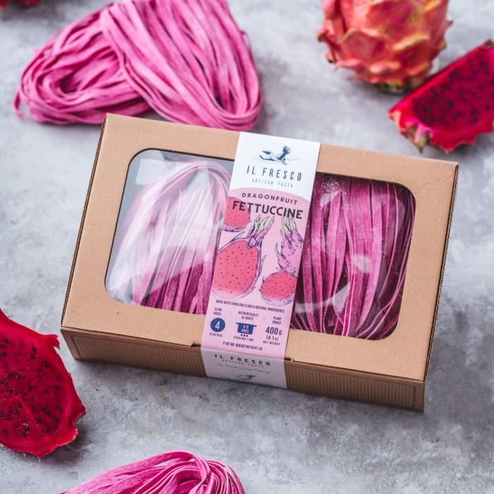 

Pasta | Homemade Pasta Dragonfruit Fettucine 400G /Handmade Artisan Home Made