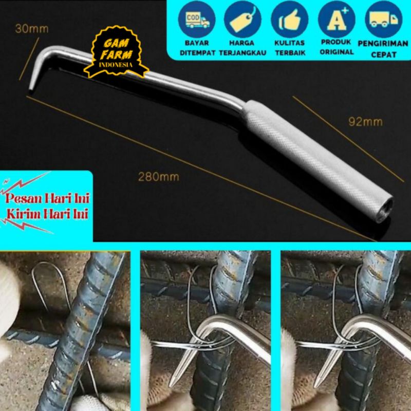 Pengikat Kawat Bendrat Besi Beton Ngao Dawai stainless steel